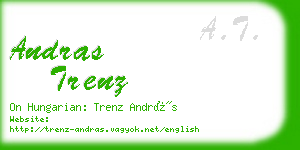 andras trenz business card